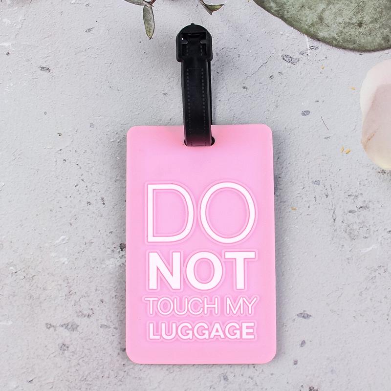 Creative Soft PVC Cartoon Airplane Luggage Tag – Anti-Lost Suitcase Hanger