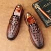 Leather Men's Shoes Spring New Trend Men's Leather Shoes Soft Sole One Pedal Versatile Business Casual Shoes