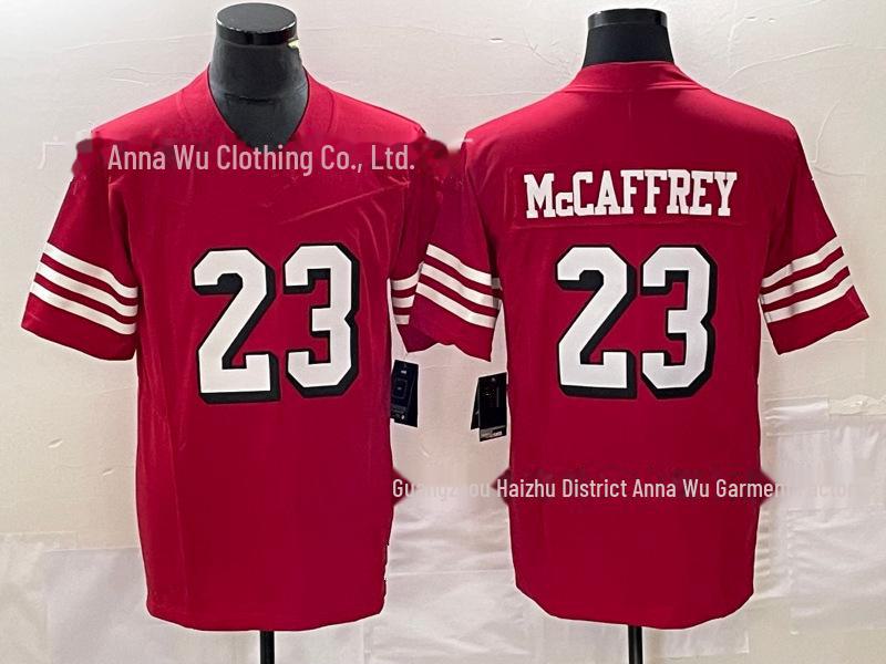 

2023 Легендарна футболка 3-го покоління 49ers - Кіттл #85, Боса #97, Семюел #19 XXXL