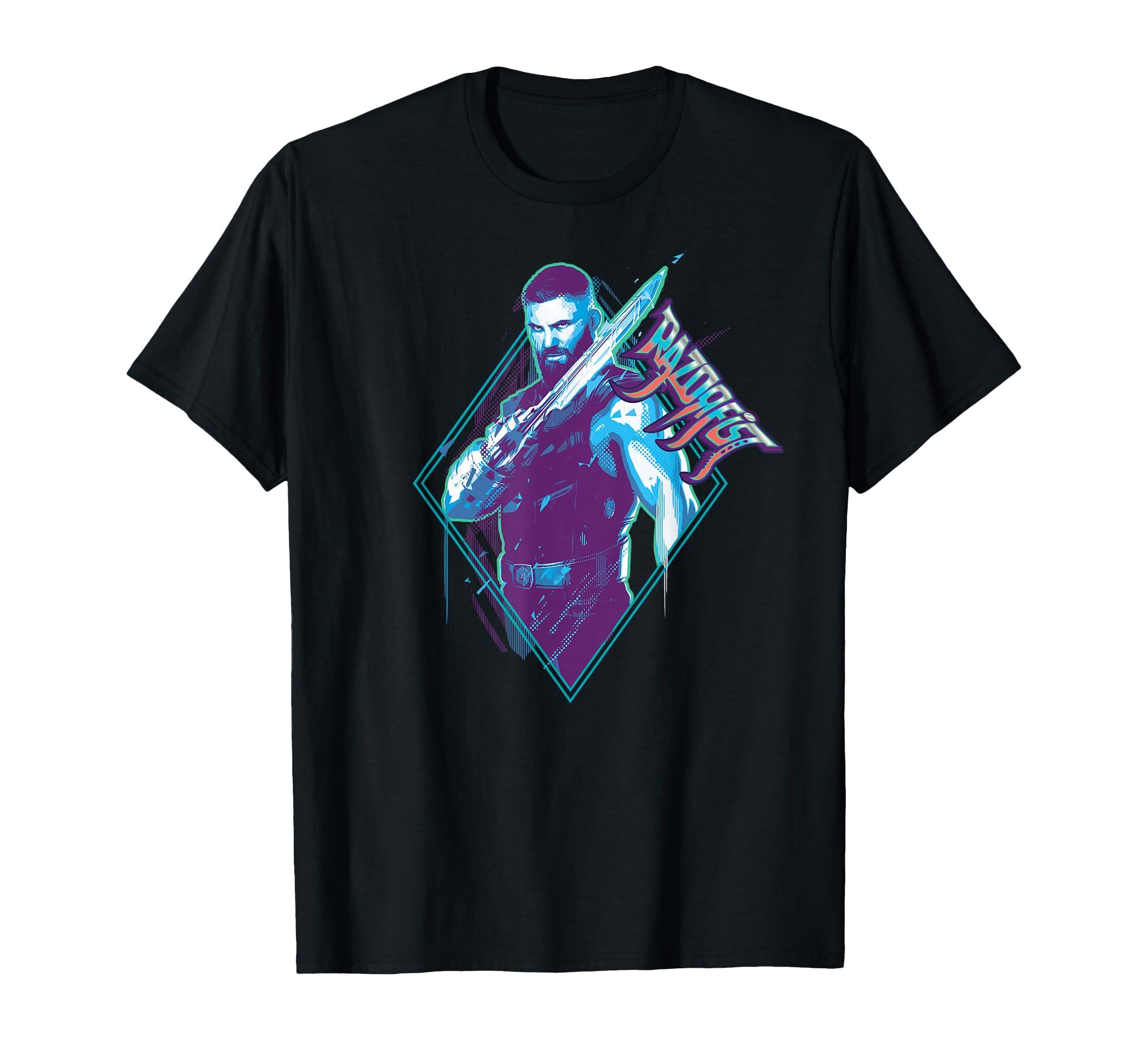 

Marvel Shang-Chi Razor Fist Neon T-Shirt