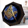 Masonic Umbrella, Portable 3 Fold Compact Umbrella for Men & Women,S287