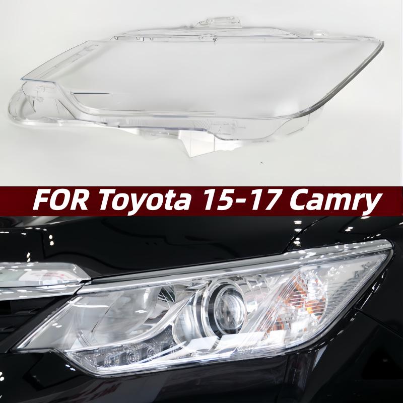 Fits 2015-2017 Toyota Camry: Transparent Front Headlight Cover