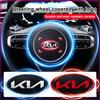 1Pcs Steering Wheel Sticker Badge for KIA Sportage Ceed Rio 3 4 K2 K3 K4 K5 K6 K7 K8 Picanto Sorento Optima Cerato Soul Auto Styling Decoration
