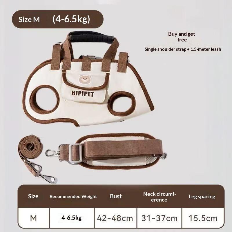 

M-Portable Pets Outdoor Carrying Bag Dogs Cats With Harnesses Clip Adjustable Shoulder Handheld Travel Carrier For Hiking Daily