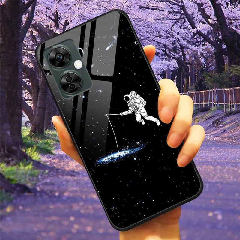 For OnePlus Nord CE 3 Lite 5G Case Tempered Glass Hard Cover Soft Bumper for One Plus Nord CE3 Lite N30 Phone Shell Capa CE3Lite