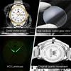 OLEVS 5567 Original Men's Watches Simple Classic Large Digital Dial Dual Calendar Waterproof Luminous Quartz Watch for Men Hot