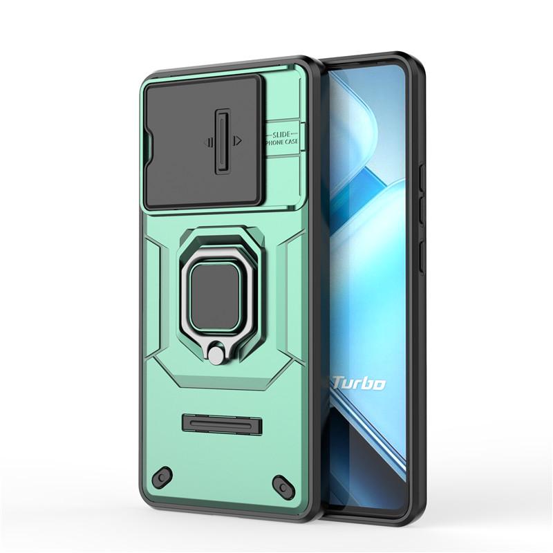 For ViVo iQOO Z9 Turbo Plus Case iQOO Z9 Turbo+ Cover Slide Camera Protector Holder Protective Phone Cases iQOO Z9 Turbo Plus