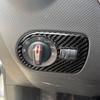 Real Soft Carbon Fiber Sticker LHD RHD Car Headlight Switch Frame Trim For Seat Leon 2005 2006 2007 2008 2009 2010 2011 2012