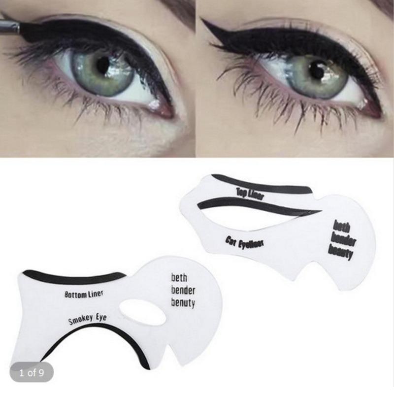 10 Paar Schnelle Make-Up Schablonen Eyeliner Formen ein Make-Up Werkzeug Eyeliner Schablonen Pads Lidschatten Applikatoren Eyeliner Vorlage