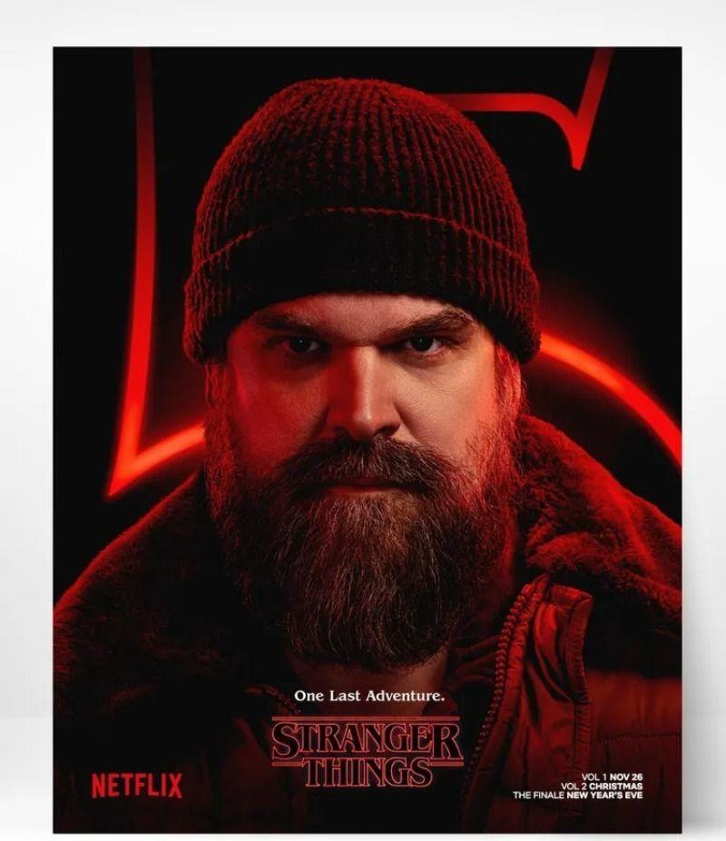 Stranger Things Season 5 Poster Tin Sign 20x30 cm Retro Wall Decor