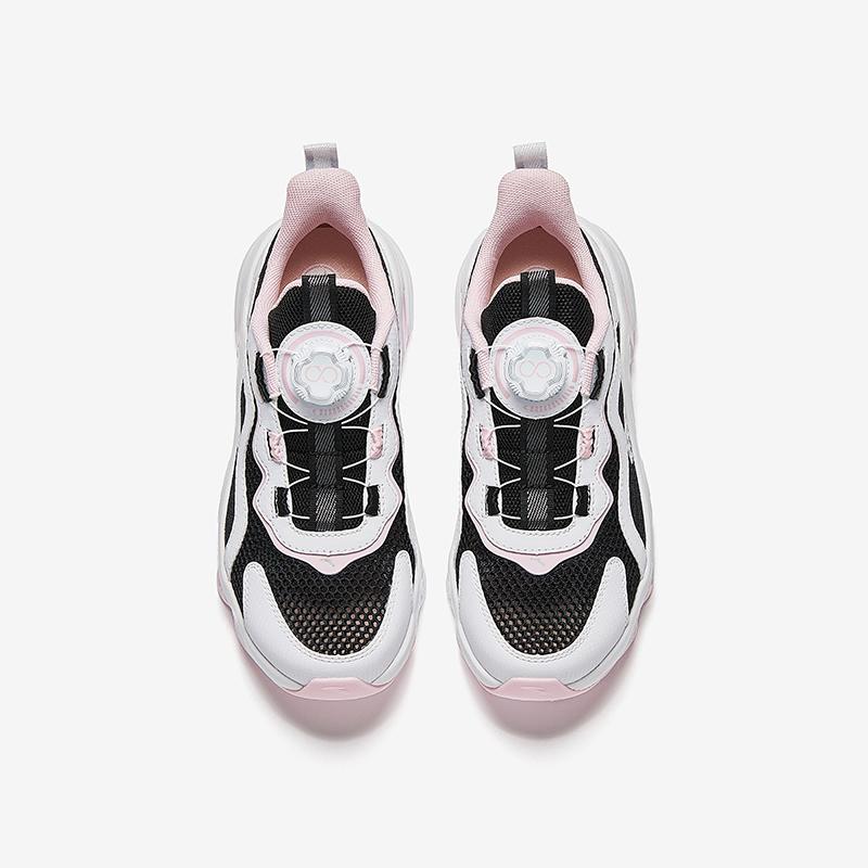 Anta Kids Red Flame Mesh Fabric Lightweight Breathable Running Shoes Men sneakers A22435573H