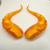 Factory Direct 3D Printed Original Plastic Crafts Devil Horns Helmet Decorations Personalized Ornaments 3M Adhesive Gift