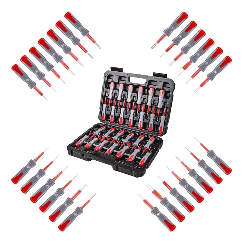 Universal Efficient Professional Car Terminal Pin Extractor Set With 26 Different Tool For Wiring Harness Disassembly