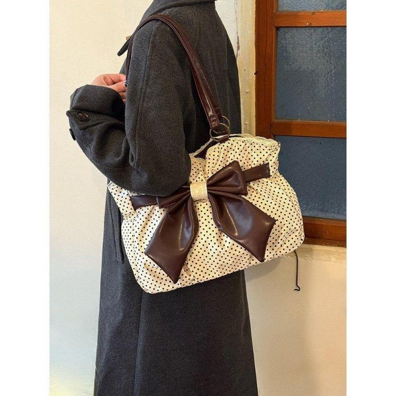 Tragetasche Damen Große Kapazität Pendler-Umhängetasche mit Unterarmgurt - Klassischer Stil Vintage-Handtasche