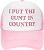 Funny Trucker Hats for Women Hot Pink Funny Gag Baseball Cap for Girls Women Men Hat