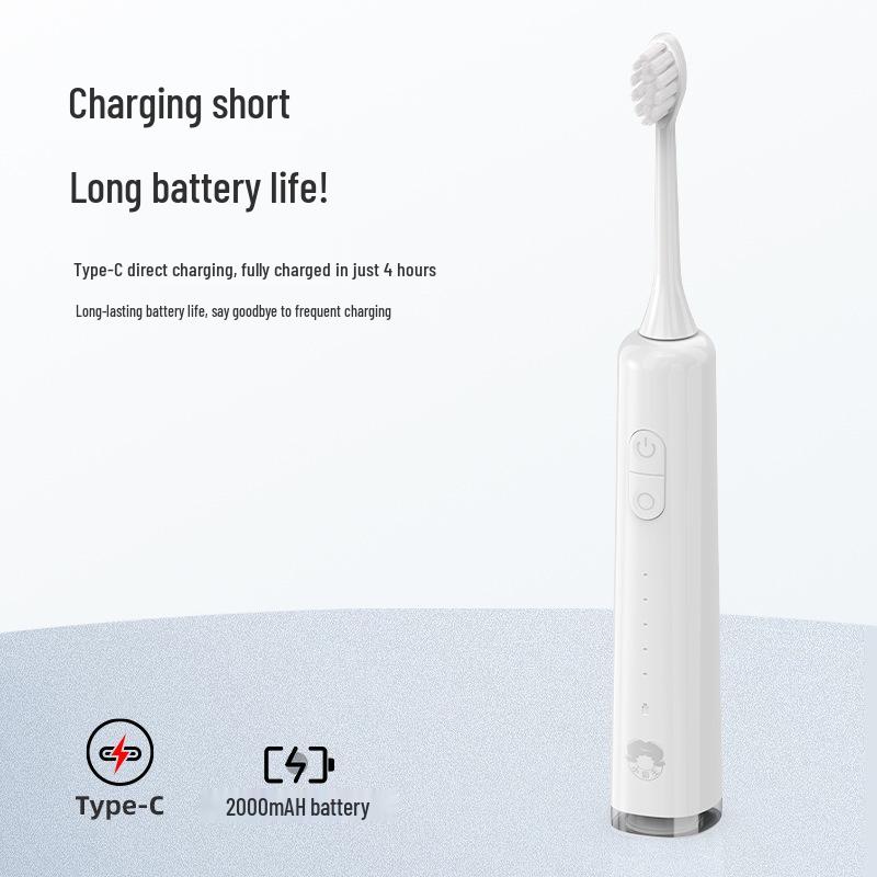 Little Overlord X6 Rechargeable Sonic Vibration Electric Toothbrush: Sterilizing, Waterproof, 5 Modes, 25 Intensity Levels, 8-Level Protection.