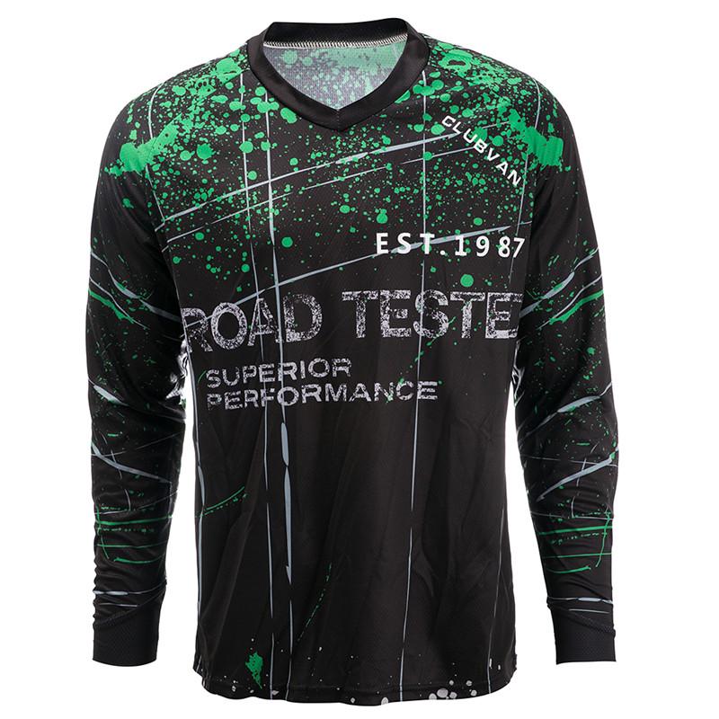 Maglia da Ciclismo Traspirante da Uomo a Manica Lunga Downhill Bike mtb Jersey DH BMX Maglietta Offroad Abbigliamento Motociclistico Top Maglia Motocross