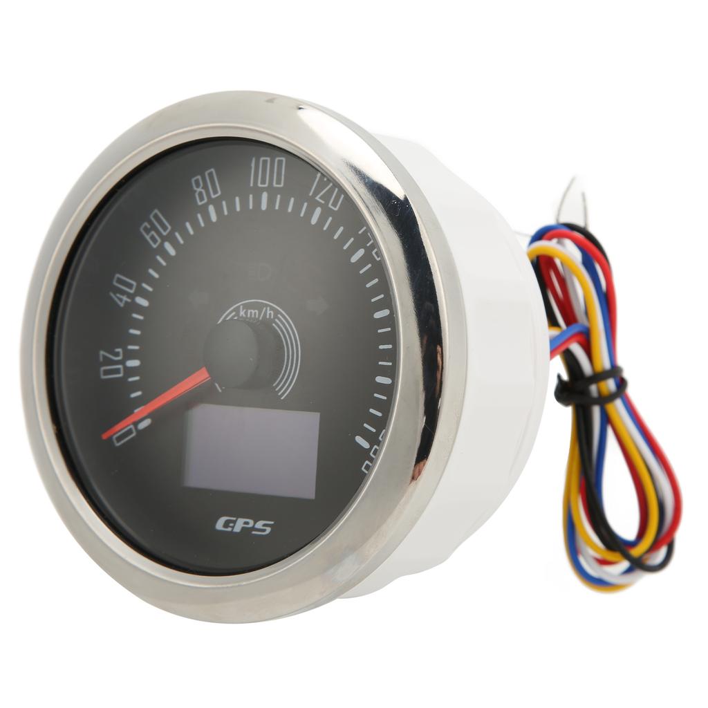 85mm GPS Speedometer with Turn Signal Light 0?200KMH Adjustable 7 Color Backlit for Car RV