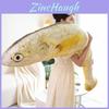 Entzückendes Großes Gelbes Fisch Plüschtier Kissen Für Chinajoy Fans 180cm Höhe!
