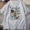 2026 Halloween T Shirt Women Unisex Spooky Vintage Tshirt Harajuku Comfortable and Loose Unisexs and Womens Tshirts