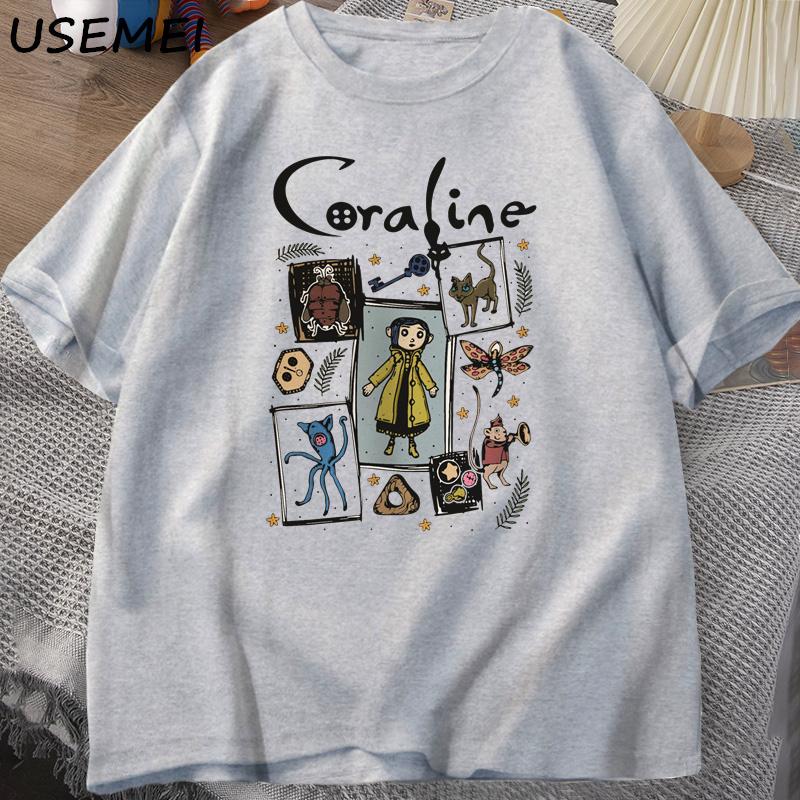 2026 Halloween T Shirt Women Unisex Spooky Vintage Tshirt Harajuku Comfortable and Loose Unisexs and Womens Tshirts