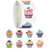 50-500Pcs Round Sealing Labels Stickers Wedding Party Birthday Present Decoratio Labels Cupcake Stationery Supply Stickers