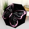 1pc Butterfly Wings Automatic Open/close Folding Umbrella, Compact Portable Travel Umbrella,Durable Construction Yy250814160