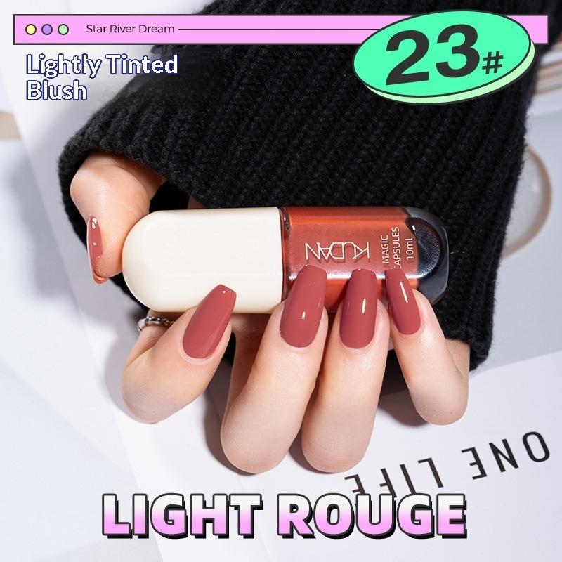 No-bake, Quick-drying, Odorless, Fine Glitter, Sparkly, Nude, Water-based, Peel-off Nail Polish.