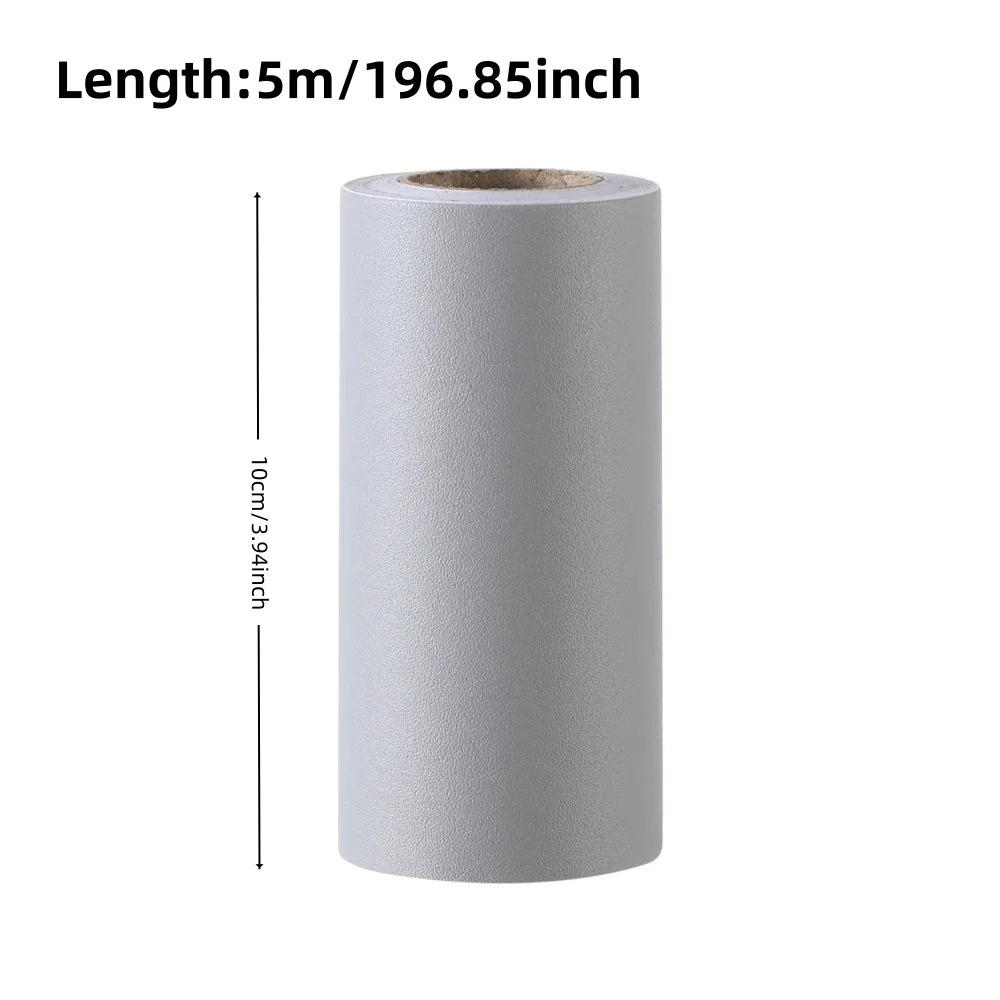 1Pc 5m/196.85inch PVC Vinyl Decals Self-adhesive Wall Border Stickers Waist Line Wallpaper Skirting Line Baseboard