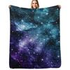 Teal Purple Galaxy Nebula Dream #1 #decor #art Throw Blanket Reusable Durable Soft Blanket for All Seasons