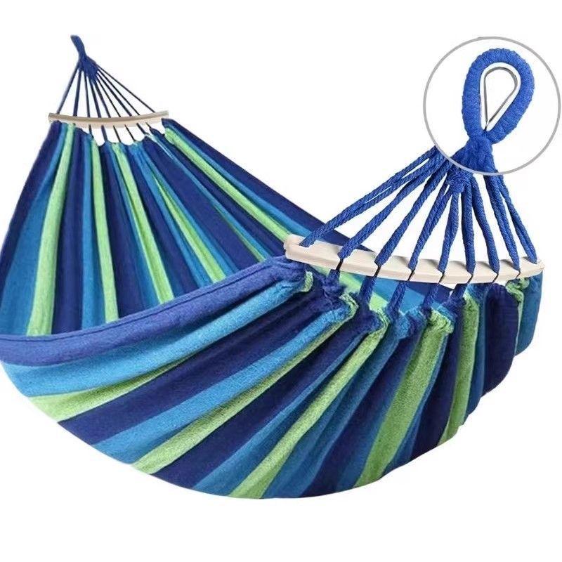 A1R Outdoor Double Hammock - Detachable, Washable, Anti-Rollover Adult & Child Swing for Camping