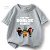 Robloxing Kid T-shirt Boys Game Sports Cotton T-shirt Child Cartoon Short Sleeve Casual Street Harajuku Clothes