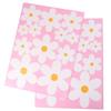 6Sheets/72Pcs/Set Double Sided Flower Wall Stickers PVC Glass Stickers  Home Decoration