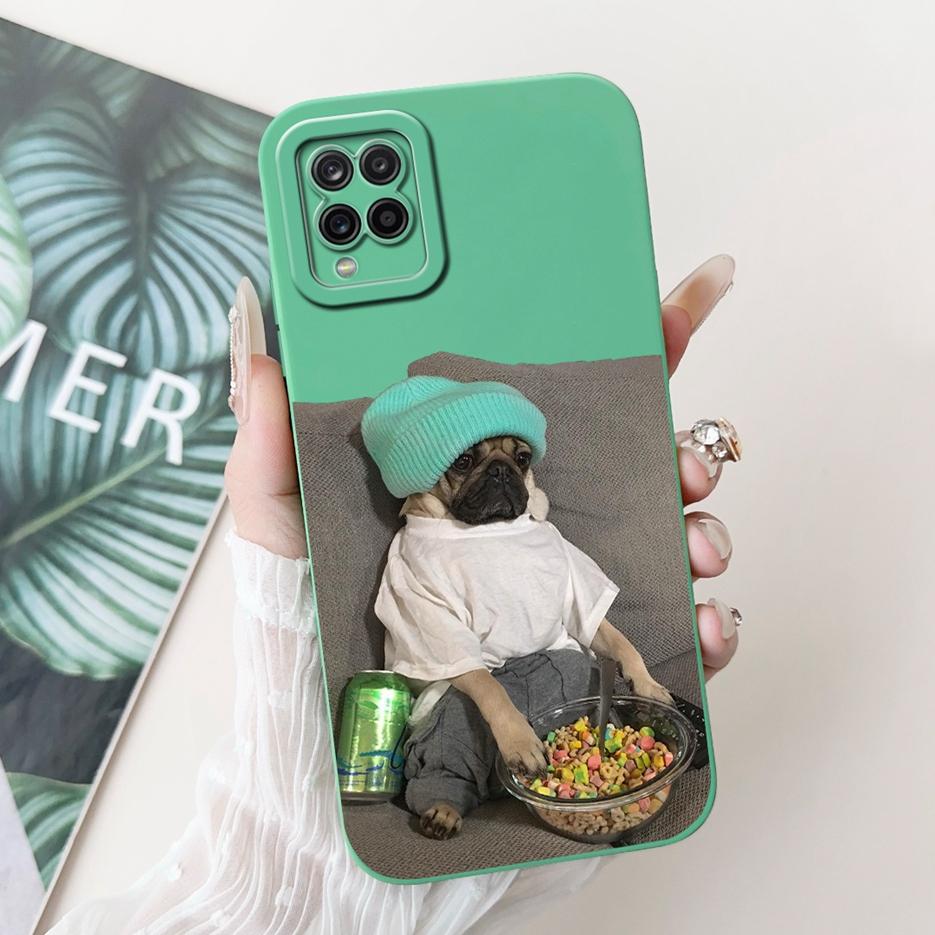 For Samsung Galaxy A22 4G Case SM-A225F Cute Panda Cartoon Cover Shockproof Phone Case For Samsung A22 A 22 5G A226B Soft Fundas