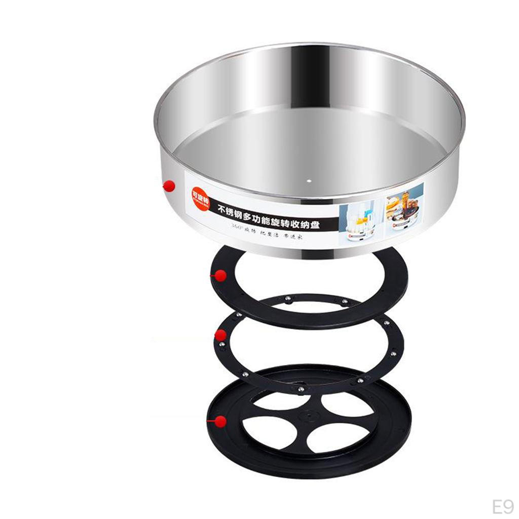 Organizer For Cabinet Swivel Tray Container