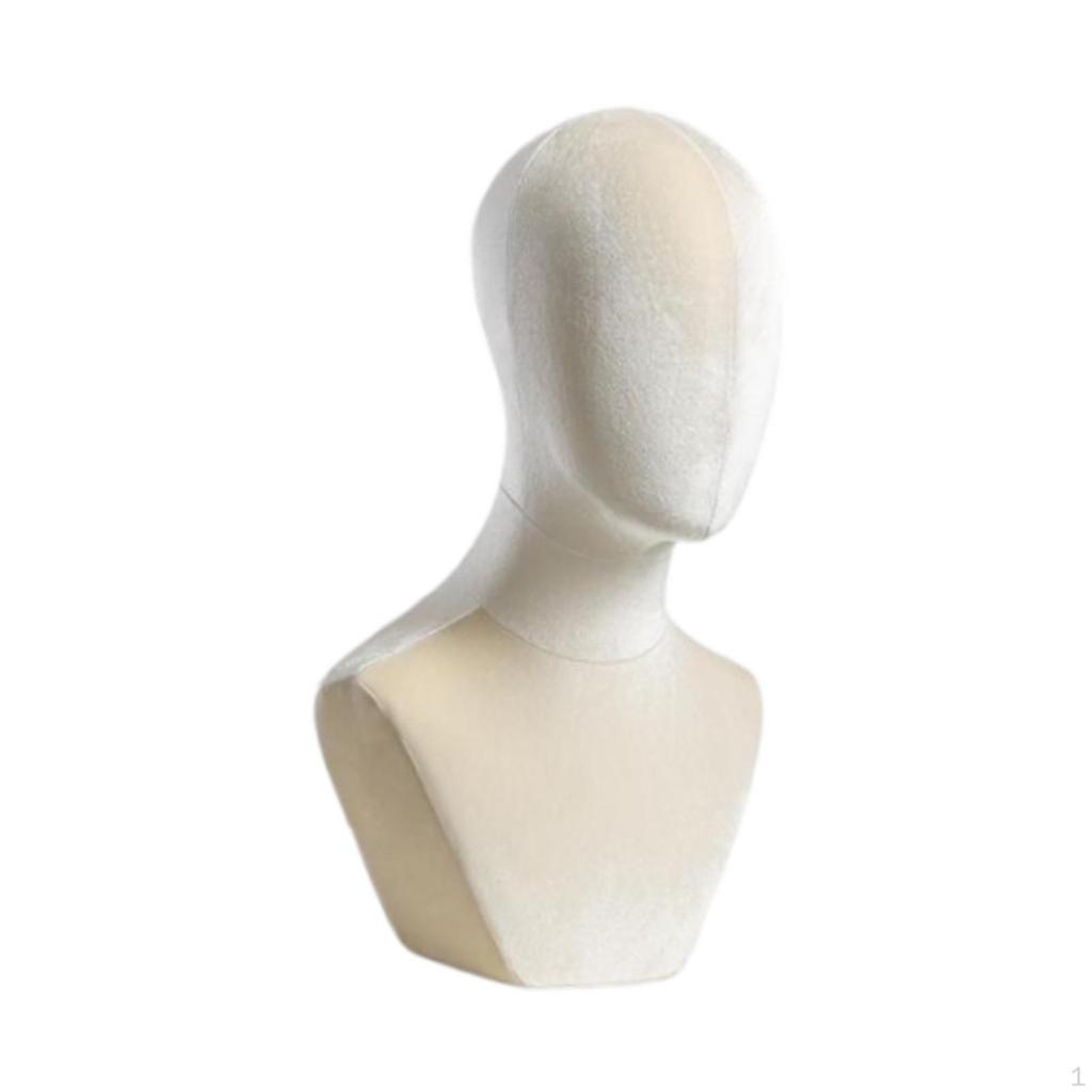 Bust Mannequin Head Display Hat Rack Cloth