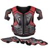 Protezione Completa Motocross Bambino Bambini 4-15 Anni Gilet Corazza Gilet Vita Ginocchio Gomito Armatura per Moto Ciclismo Downhill
