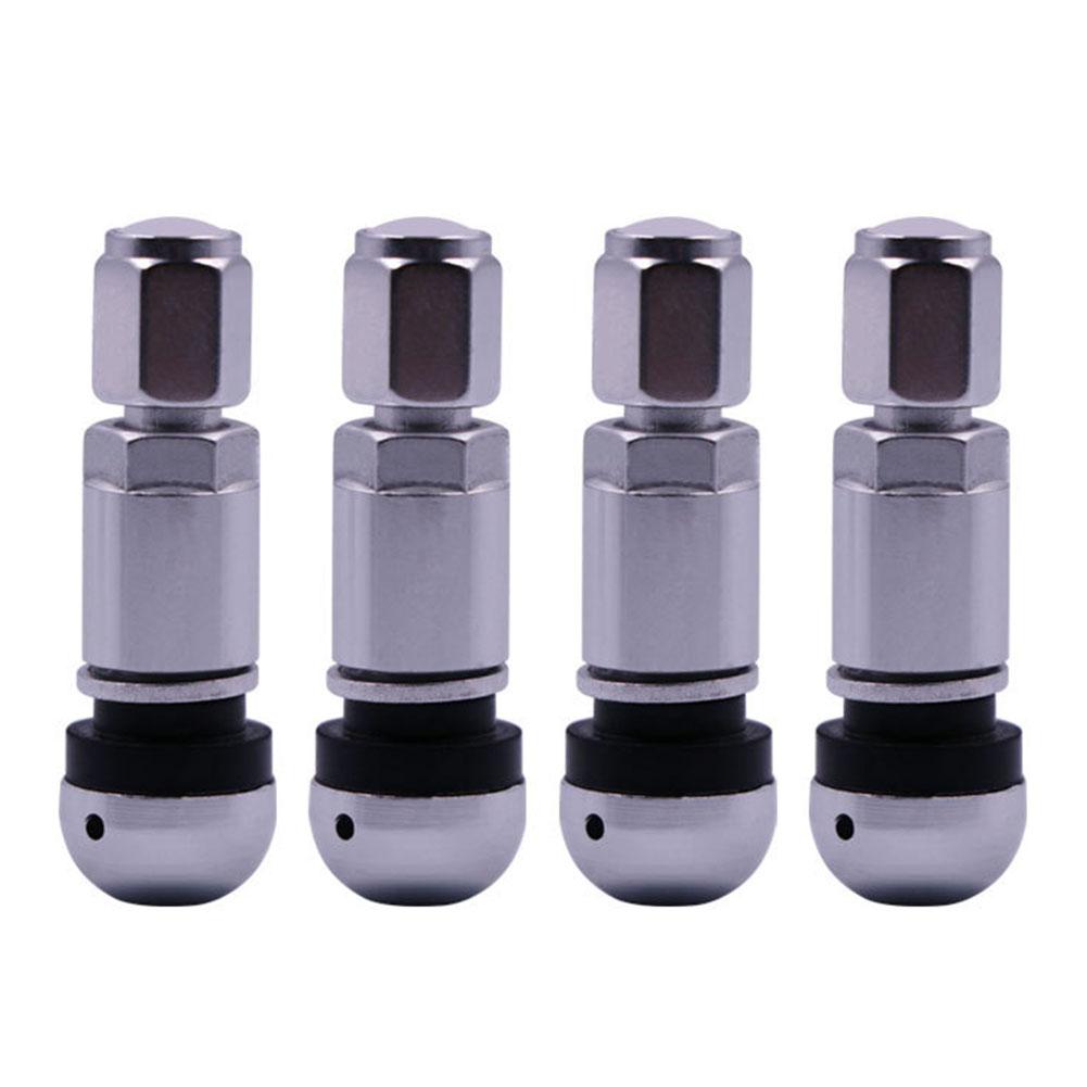 Aluminum Tires Accessories Metal Motorcycle Tubeless Parts Wheel Tyre Valve Stems Cap 4pcs/set Aluminum Alloy Car