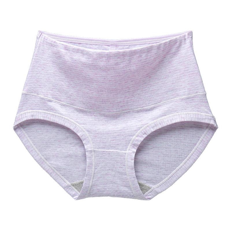 Women's Underwear Colourful Cotton High Waist Sexy Tummy Control High Elasticity Breathable Butt Lift Cotton Crotch Women's Triangle Panties