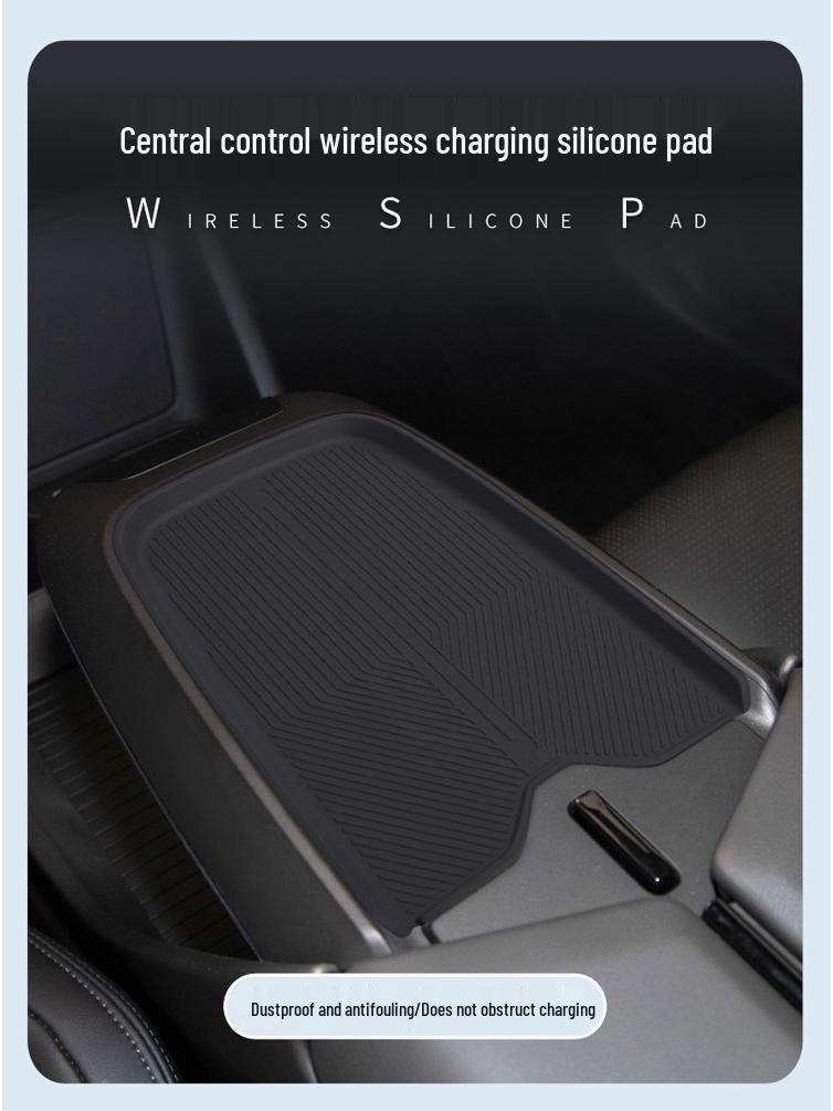 Ji Yue 01 Wireless Charging Non-slip Silicone Pad for Car Console Protection