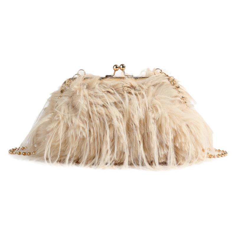 2025 New Hair Girl Bag Can Be Carried or Messenger Fashion Trend Versatile Portable Foreign Style Bag