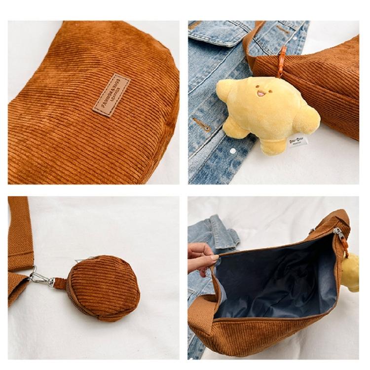 Stylish Corduroy Crossbody Bag Soft and Comfortable Shoulder Bags for Women