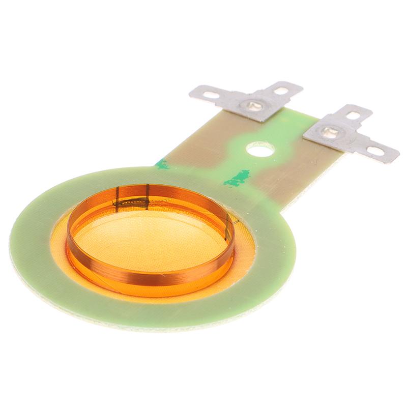 1 Pcs 25.5Mm Tweeters Voice Coil Round Speaker Treble Coil Horn Copper Diaphragm