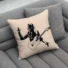 Classic Rock Band Cartoon Ghost Pillow Case Pillowcase Home Sofa Cushions Car Cushions Pillowcover Office Pillowshell Pillow