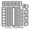 72x68mm, 13g/set