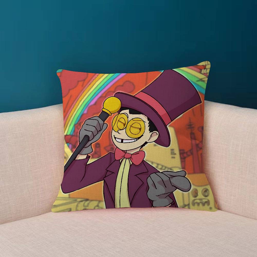American S-Superjails Anime Cushion Cover Soft Decorative Square Cushion Covers 45x45cm Pillowcases For Sofa Couch Bedroom