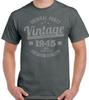 26 Vintage Year 1945 Premium Quality Mens 80th Birthday T-Shirt 80 Year Old Gift Unisex T-Shirt