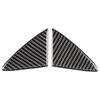 Carbon Fiber ABS Front Grille Cover Trim for Mazda - Interior Bumper Fang Decoration Sticker (1 Pair)