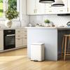 20L Kitchen Bin with Soft-Close Lid and Stay-Open Function, Pedal Bin with Removable Inner Bucket for Kitchen, Office, Home, Cream