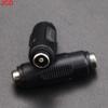 JCD 5pc 5.5mm*2.1mm Male To Male DC Power Plug Jack and Female To Female Socket Connector For CCTV Camcer Panel Mounting Adaptor